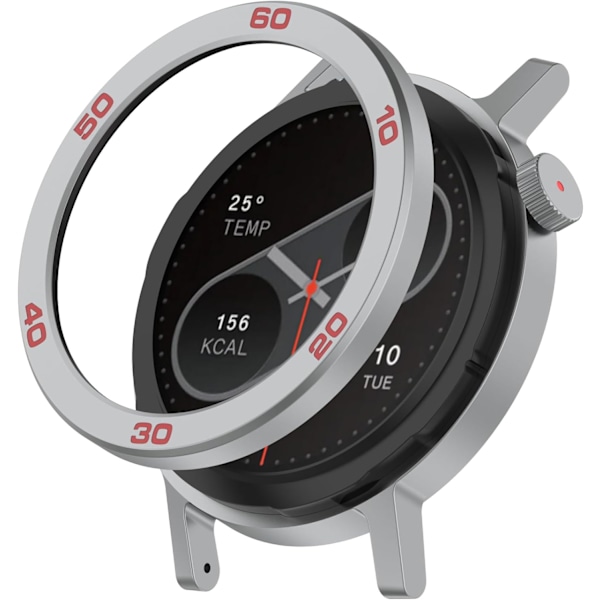 Kompatibel med CMF Watch Pro 2 Bezel Ring Självhäftande Skydd Anti-Repskydd Kompatibel med CMF Watch Pro2 Smartwatch med Skärmskydd
