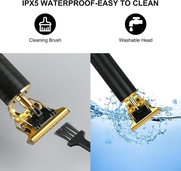 wxsp Hårklippare/skäggtrimmer, professionell precision och långhårstrimmer för män,