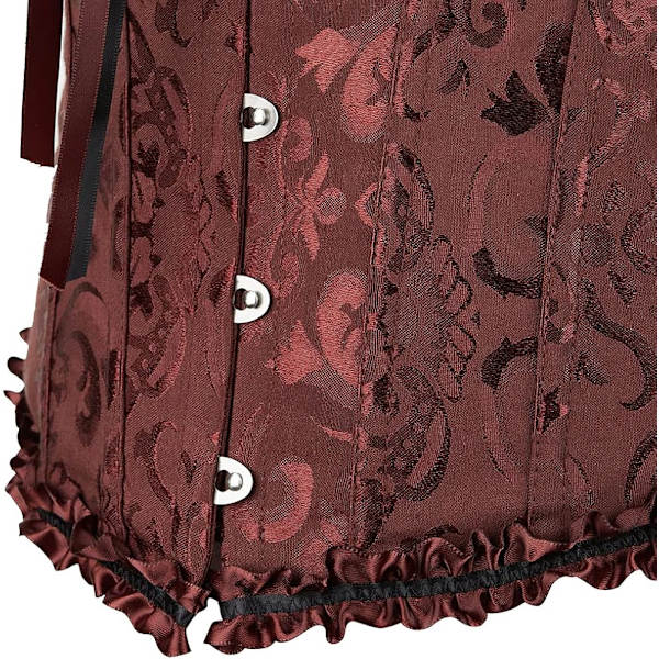 Kvinnors snörning benad överbyst korsett Bustier underkläder Bodyshaper topp