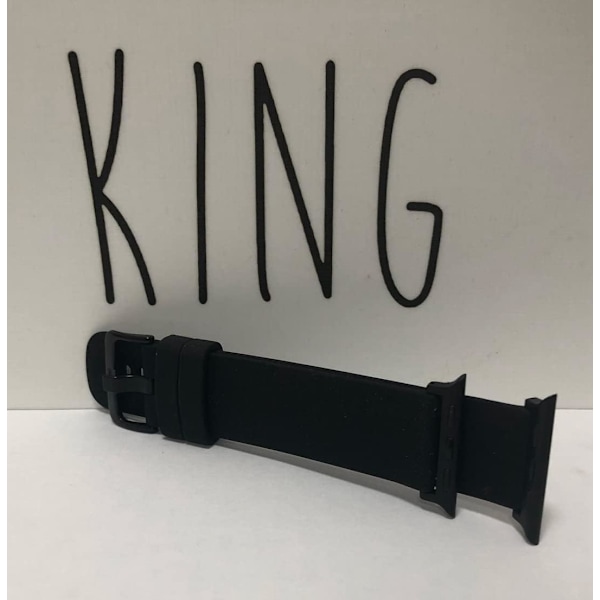 Remme til Galaxy Watch 4 - 38mm 40mm 41mm Justerbar Silikonesportsrem til Galaxy Watch 4 til kvinder og mænd, sort