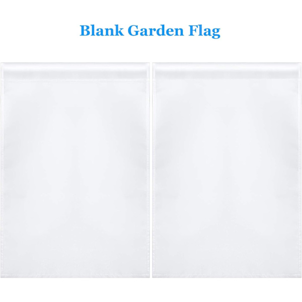 DIY Sublimation Haveflag, 11,8 x 17,7 tommer - pakke med 12