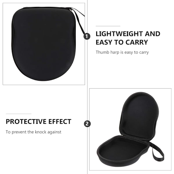 Strap Thumb Piano Case - Förvaringsväska (svart)