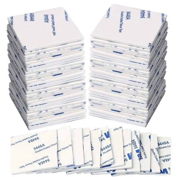 50 Super-Sticky Adhesive Foam Pads - Dobbeltsidige Klebrige Pads