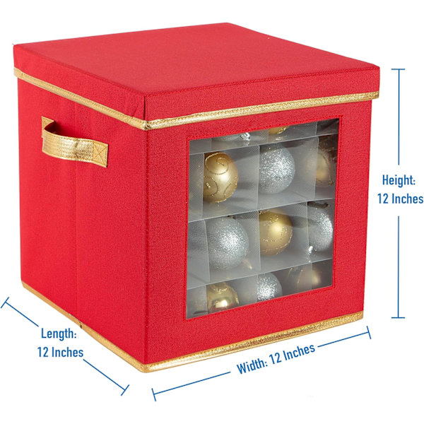 64-pack stor låda | Mått: 12,01 x 12,01 x 12,01 | Stapelbar