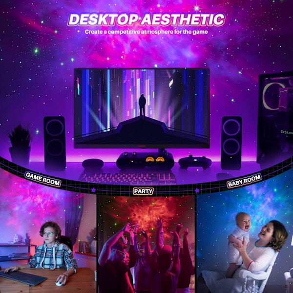 Astronaut Space Buddy Star-projektor - Galaxy-projektor