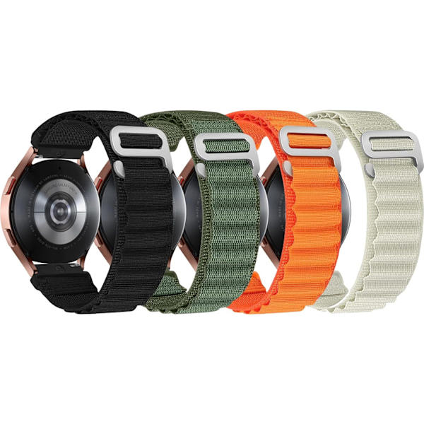 Loop i nylon som är kompatibla med Galaxy Watch 5 40mm