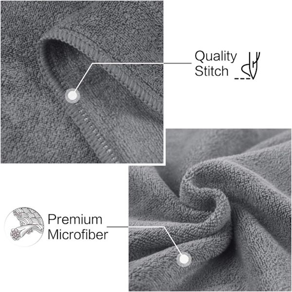 Mikrofiber Gym Badlakan Ultra Mjuk Resa Camping Handduk Super