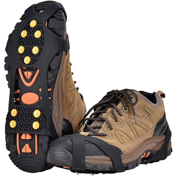 Grips Over Shoe/Boot Traction Cleat Spikes for Anti-Slip Footwear