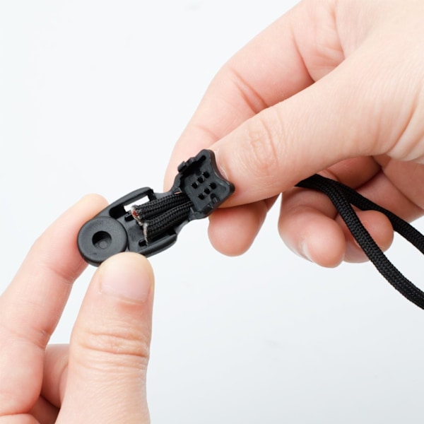 Premium Nylon Dragkedjor Rep Snöre Ändparacord Dragkedja Dragkedja Ändar för Layyard