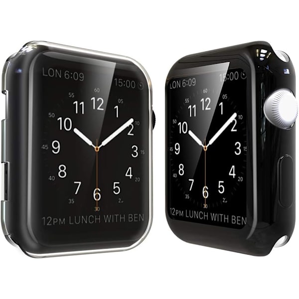 Mjukt skärmskydd Bumper Case Kompatibel med Apple Watch 38mm
