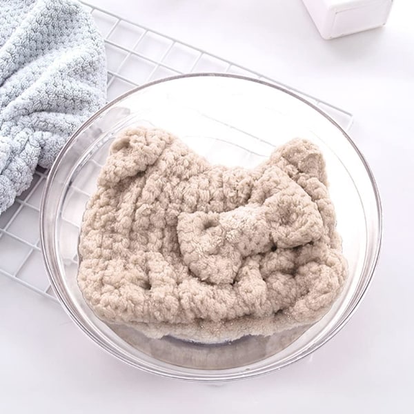 Hårhanddukar i mikrofiber - Superabsorberande mössa för snabb fukt absorption