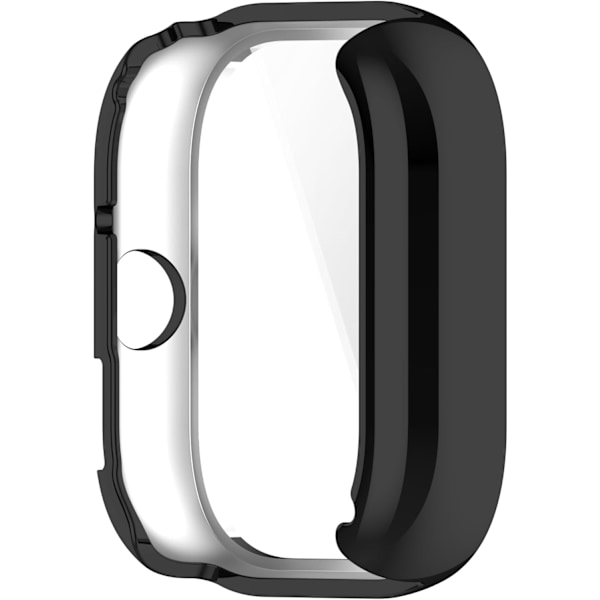 (2 STK) Beskyttelsescover til Redmi Watch5, blødt TPU beskyttelsescover kompatibelt med Redmi Watch5 Smart Watch, Sort, One Size