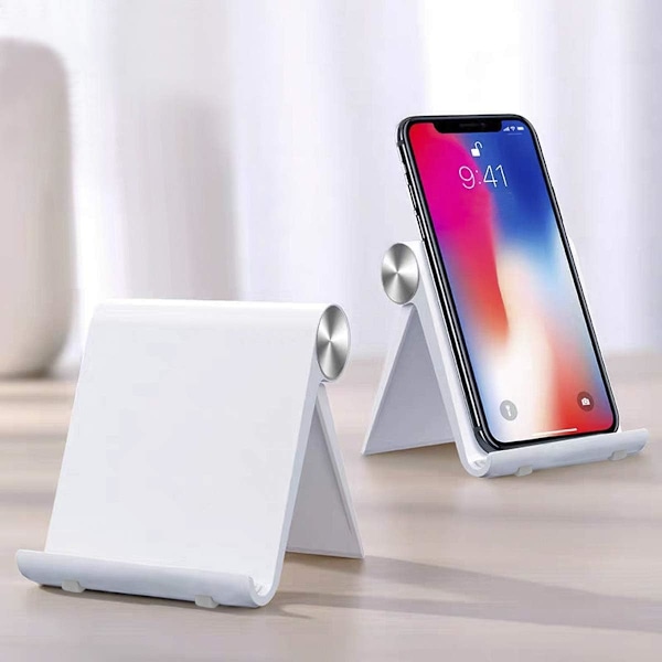 Kokoontaitettava puhelinpidike säädettävä iPhone iPad -teline, yhteensopiva iPhone 14Pro 14Plus 13 12Pro Max 11 SE XS XR 8 7 6, Switch, iPad, Samsu -puhelimille