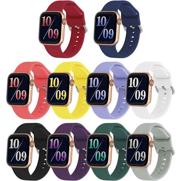 Kompatibel med Apple Watch-reim 38 mm 40 mm 41 mm, 42 mm 44 mm 45 mm kvinner