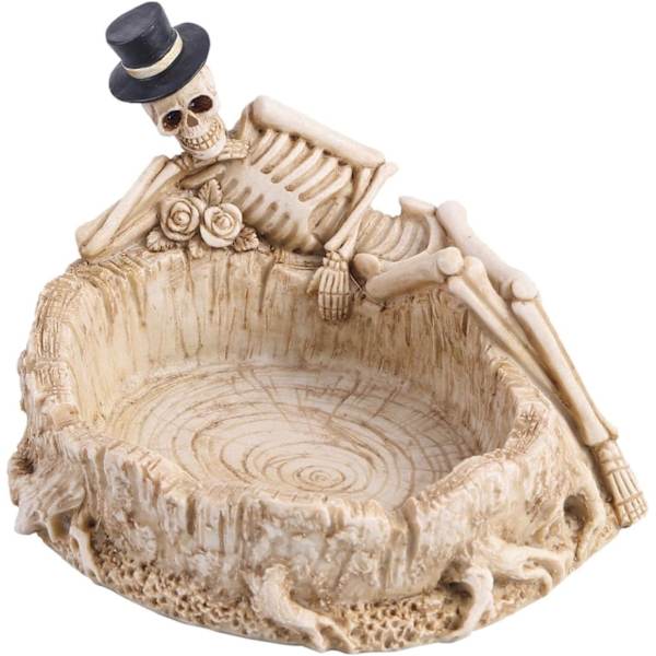 Skelet Askebæger, Unik Skeletform Rygning Askebæger Skildpadde Askebæger Ansøgning til Dekorationer til Håndværksdekoration til Gentleman