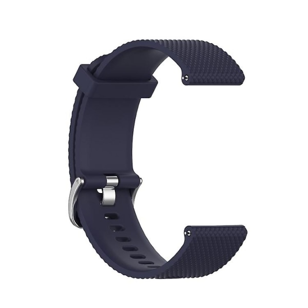 For Polar Ignite Fashion Textured Silicone Replacement Watch Band QEX Midnight Blue