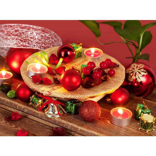 2,36''/60mm 34st Julgranskulor Stora Ornament Dekorationer Oskadliga