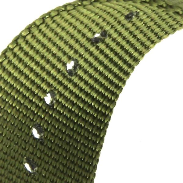 Til Suunto Core Tre-rings Stålspænde Nylon Urrem ONQ Army Green