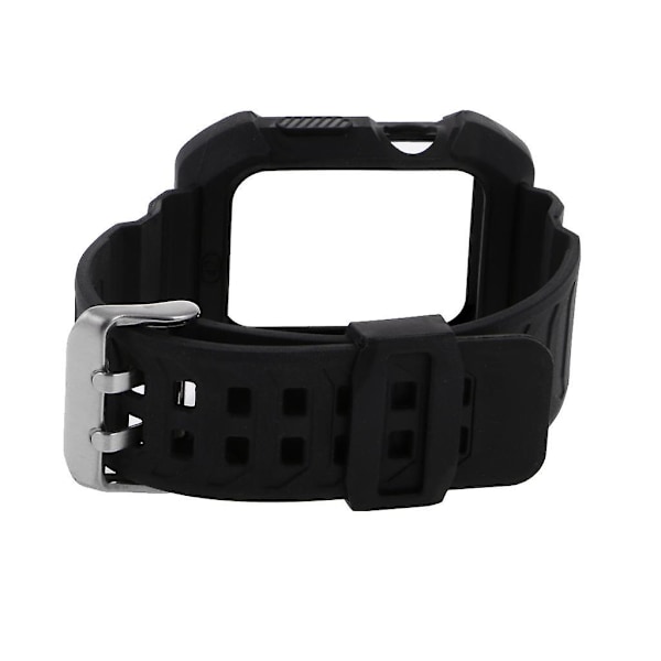 Beskyttende robust støtfanger med stropper til 42mm Apple Watch Iwatch Sort