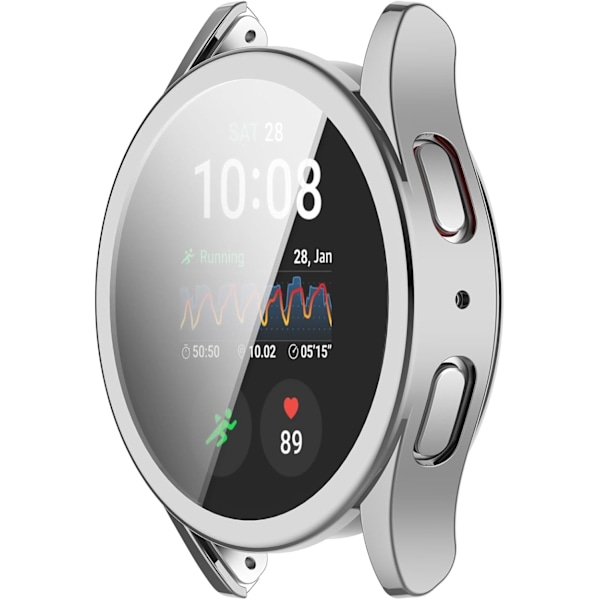 Kompatibel med Galaxy Watch 7 44mm 40mm Skærmbeskytter, Fuld Beskyttelse Blød TPU Etui Cover, Anti Rids Beskyttende Skal Bumper Etui Cover til W