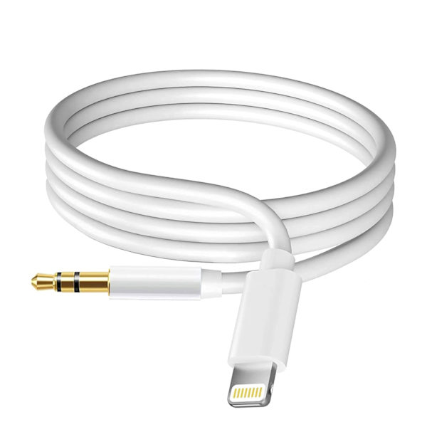 iPhone till 3,5 mm bilstereo aux-kabel. Apple Mfi-certifierad
