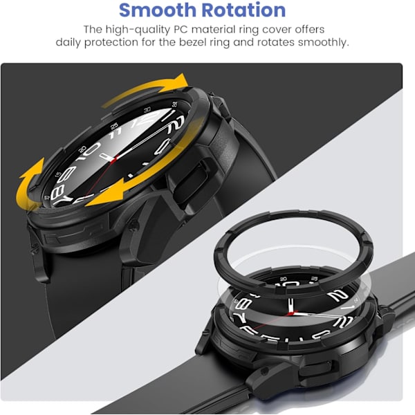 3 i 1 tilbehør for Samsung Galaxy Watch 6 Classic-skjerm