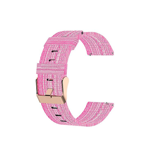 Til Fitbit Versa Canvas Watch Band BYE Pink