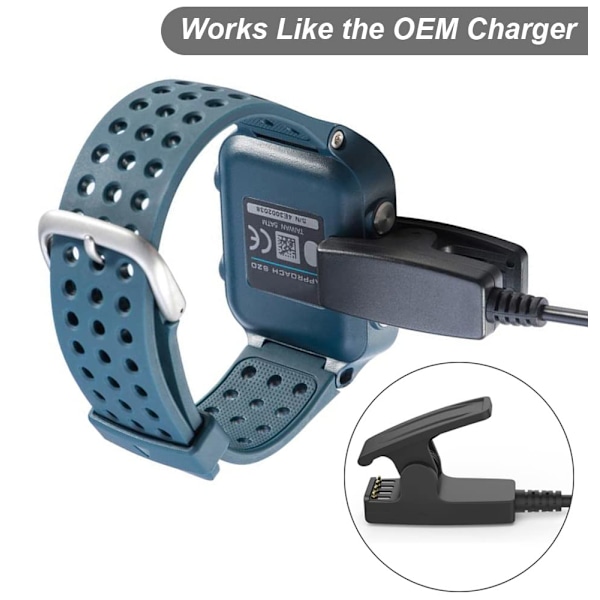 2-pak lader for Garmin Lily Vivomove Hr forgjenger