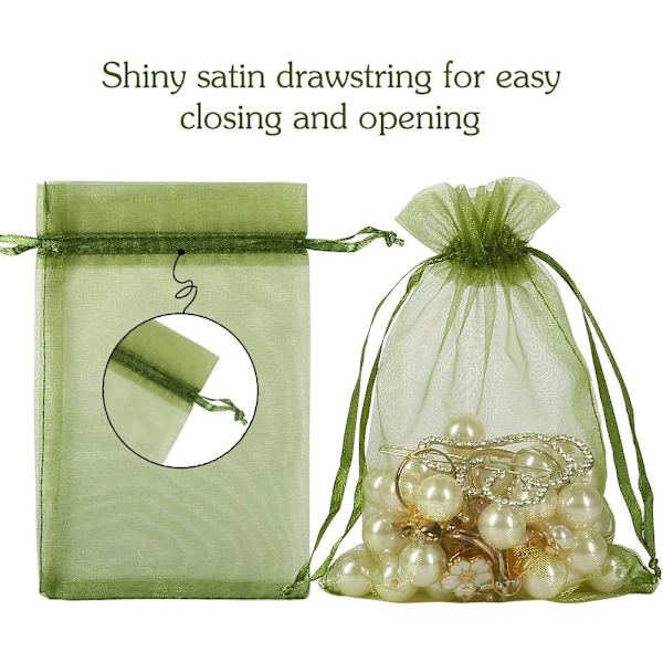 100 stk. Organza gaveposer