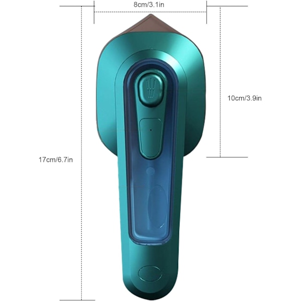 Professionellt mikroångstrykjärn - 2 i 1 Mini Portable Steam