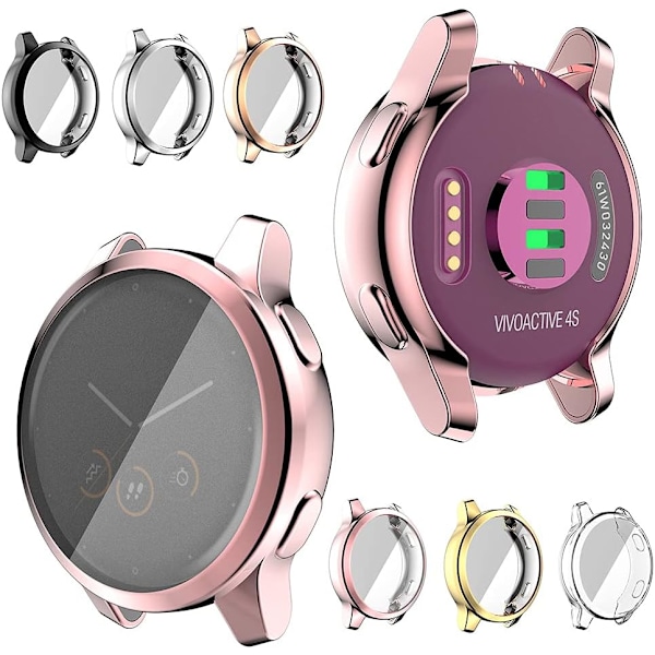 Skyddsfodral för 4S 40mm Mjuk TPU Tunt Skyddande Skal Smartwatch Tillbehör Svart