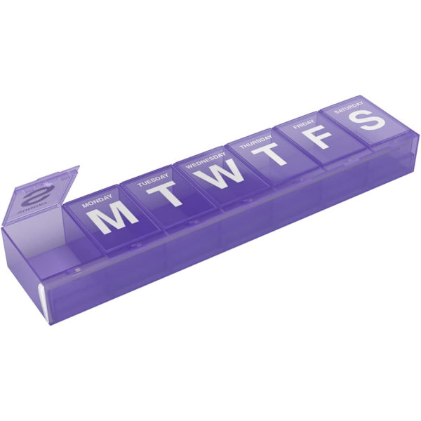 7-dages pilleæske (7-dages) pilleplanlægger, etui