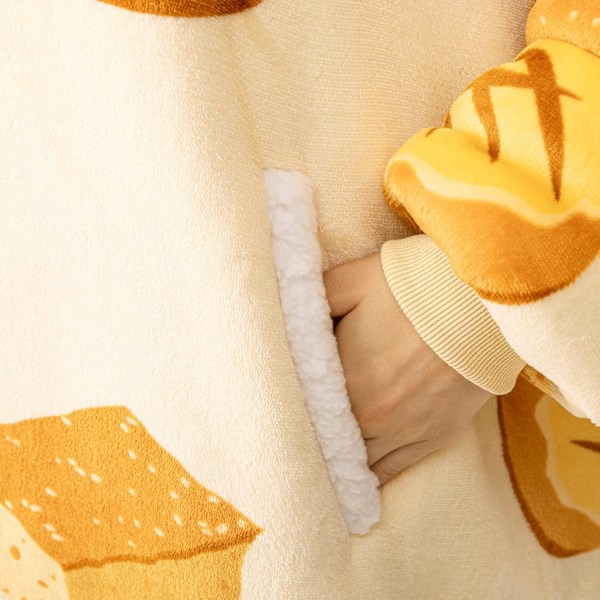 Teppegenser med hette - Supermyk og varm oversized teppegenser