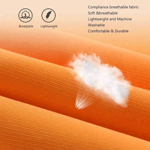 Säkerhetsväst Orange Reflexväst med 5 Fickor Hög Synlighet Väst ANSI