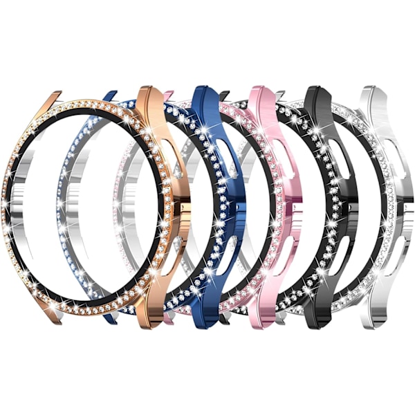 5 kpl Bling Näytönsuojakotelo Yhteensopiva Galaxy Watch 6 40mm 2023 kanssa, HD Täysi Suojaus Puskurikotelo Yhteensopiva Galaxy Watch 6 40mm kanssa
