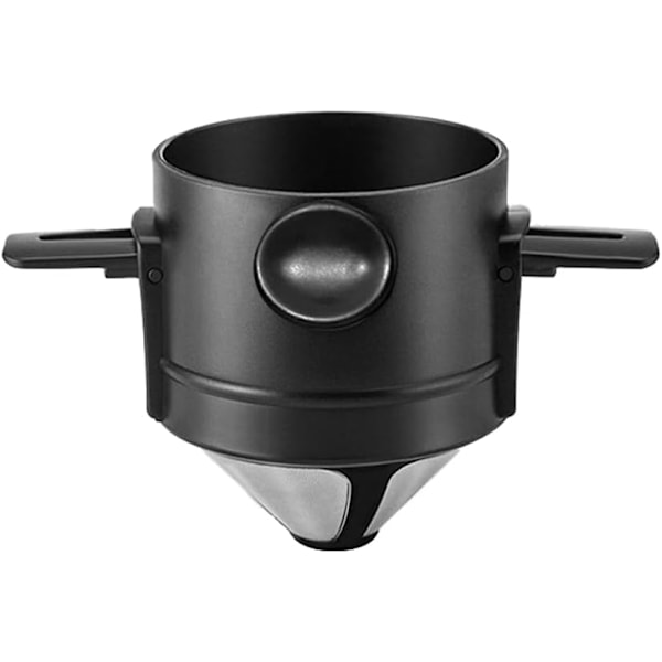 Häll över kaffebryggare - Återanvändbar kaffedripperkonfilter för camping och resor