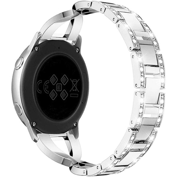 Kompatibel med Galaxy Watch 7 / FE / 6/5 / 4 / Active 2 Bands 40mm 44mm, Watch 6 Classic Band 47mm 43mm / Galaxy Watch 3 Band 41mm, 20mm Bling