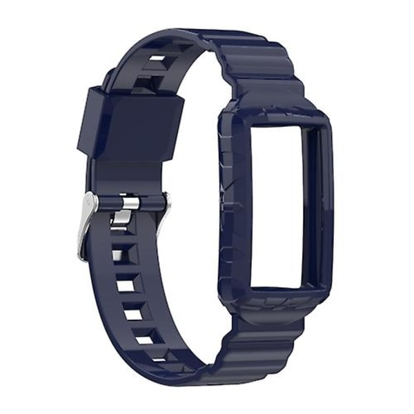 Til Fitbit Charge 3 Se Silikon One Body Armor Watch Band JEK Navy Blue