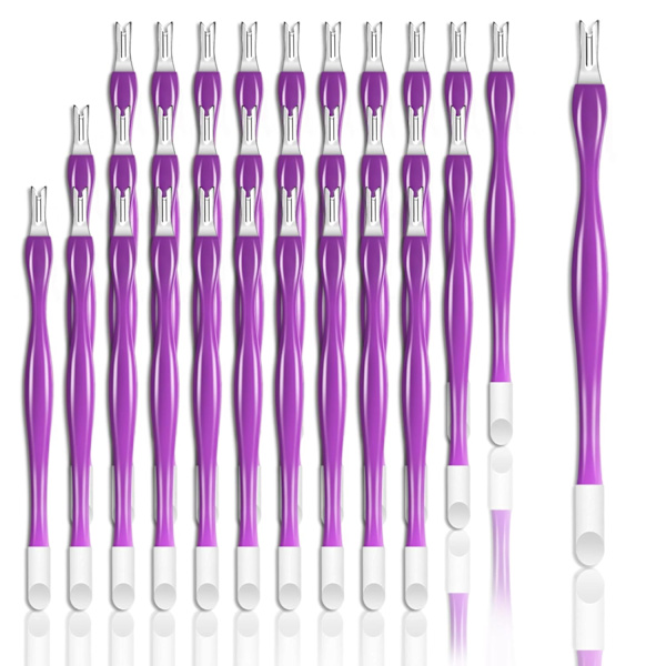 30 st Nagelbandstrimmer Remover Gummi Nagelrengöring Dubbel