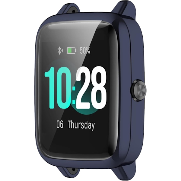 5-pak Beskyttelsesetui Kompatibelt med Fitpolo/Yamay/Lintelek/Willful/Letscom/Veryfitpro/Lifebee/HAFURY ID205L IP68 1.3\" Touch Screen Smartwatch TPU C