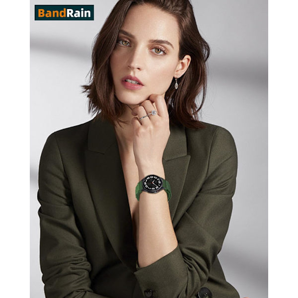 One Click No Gap Alpine Loop Band Kompatibel med   Galaxy Watch 7 6 4 5 FE Band 40mm 44mm/Galaxy Watch 6 4 Classic Bands 47mm 43mm 42mm 46mm/5