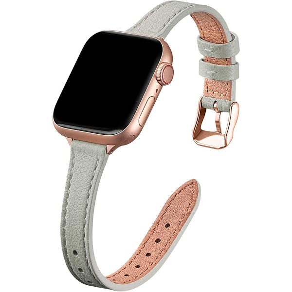 Smala läderband som är kompatibla med Apple Watch Band 38 mm
