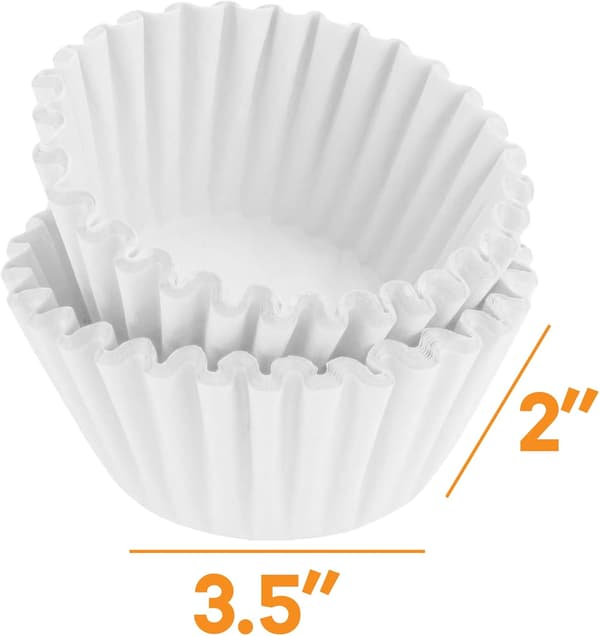 4 Kopp Kurv Kaffefiltre (200, Hvit) Hvit