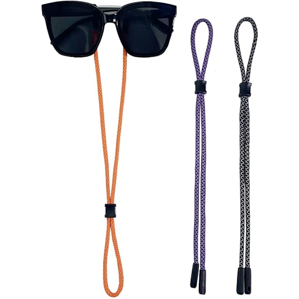 Brillerem Stropp Universal Passform Briller Lanyard 3PCS Reflekterende
