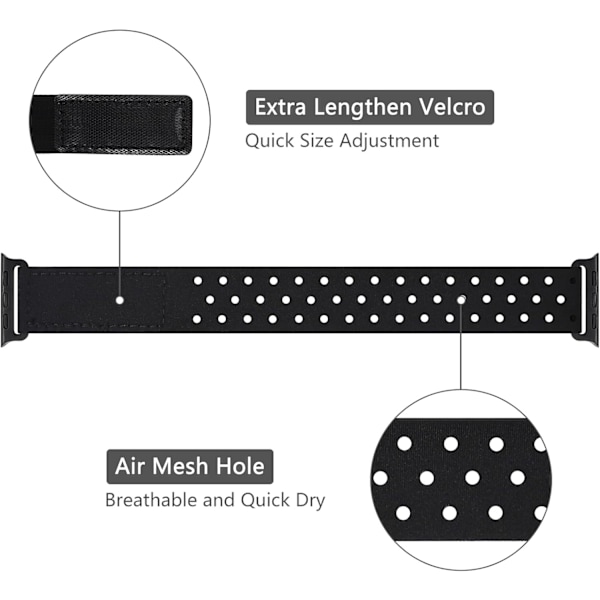 Ankelrem kompatibel med Apple Watch UlSeries SE 8 7 6 5 4 3 2 1