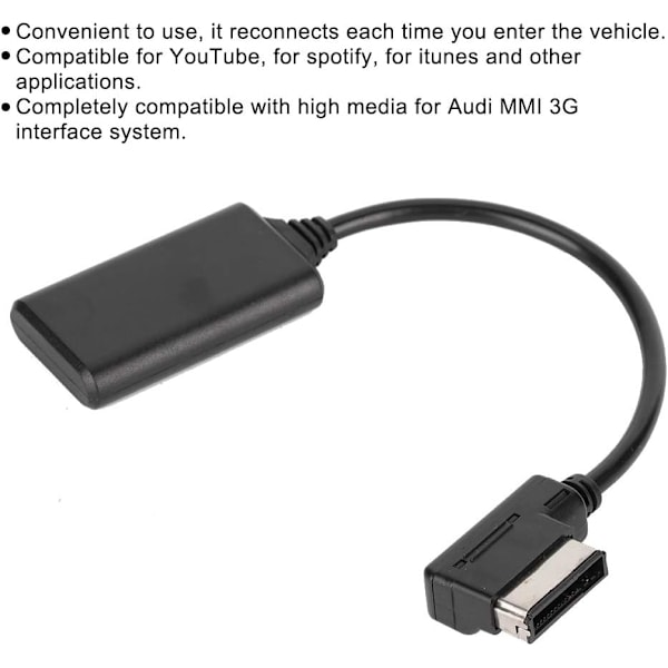 5.0 Aux Music Interface Adapter til lydkabel passer