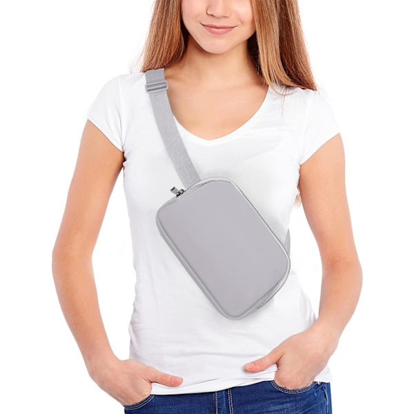 Unisex Fashion Midjeväska. Cross Body Fanny Pack med Justerbar Rem. Mini