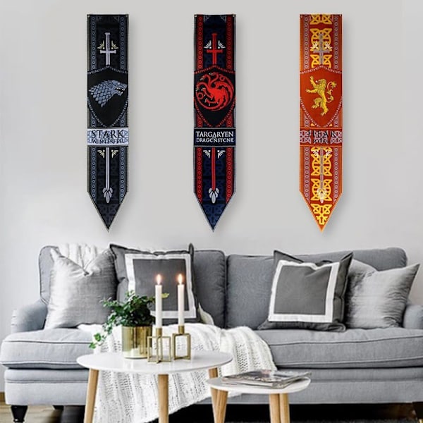 Game GoT Thrones banner - Game GoT Thrones Lannister hus banner 167X33CM Lannister Lannister