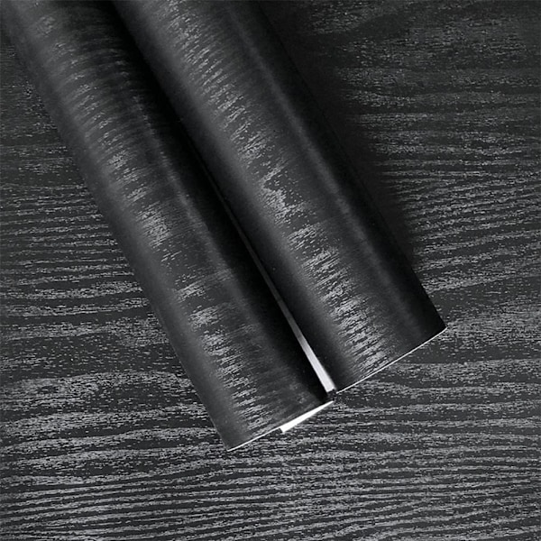 Matt svart kontaktpapir - Peel and Stick Tapet