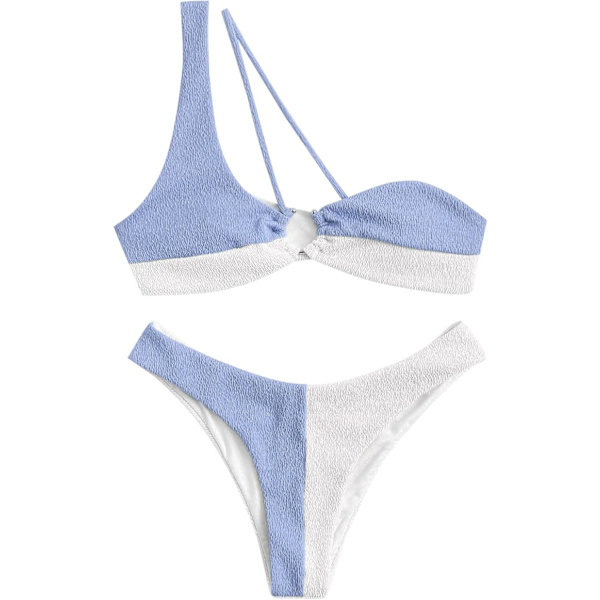 Kvinde Sexet Udskæring En Skulder Bikini Bøjle Polstret Badedragt Cheeky